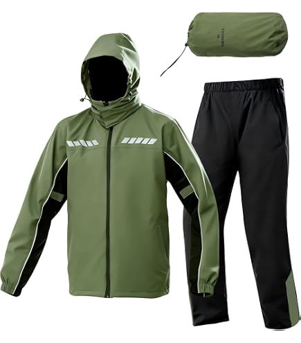 Amazon | [RSタイチ] レーシングレインスーツ 防水 レーシングスーツ